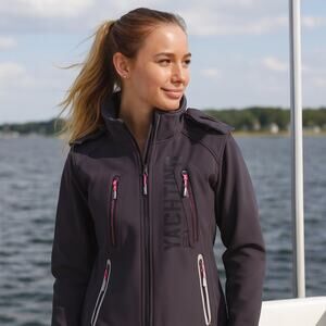 Geographical Norway Tislande Women's Softshell Transition Yachting‎ Coat size 10